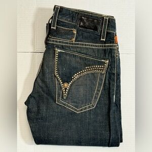 New Men's ROBIN'S JEAN Arabesque Jeans with Crystals